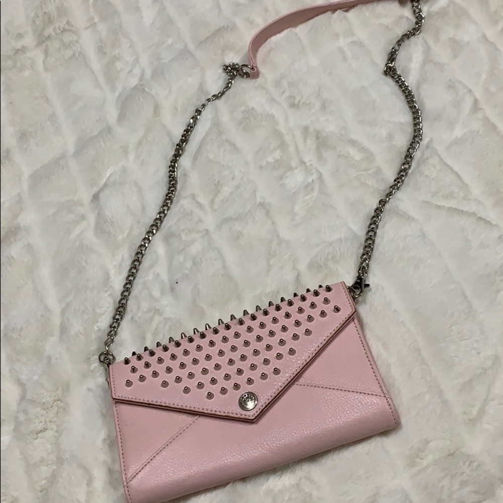 Rebecca Minkoff  pink studded Crossbody